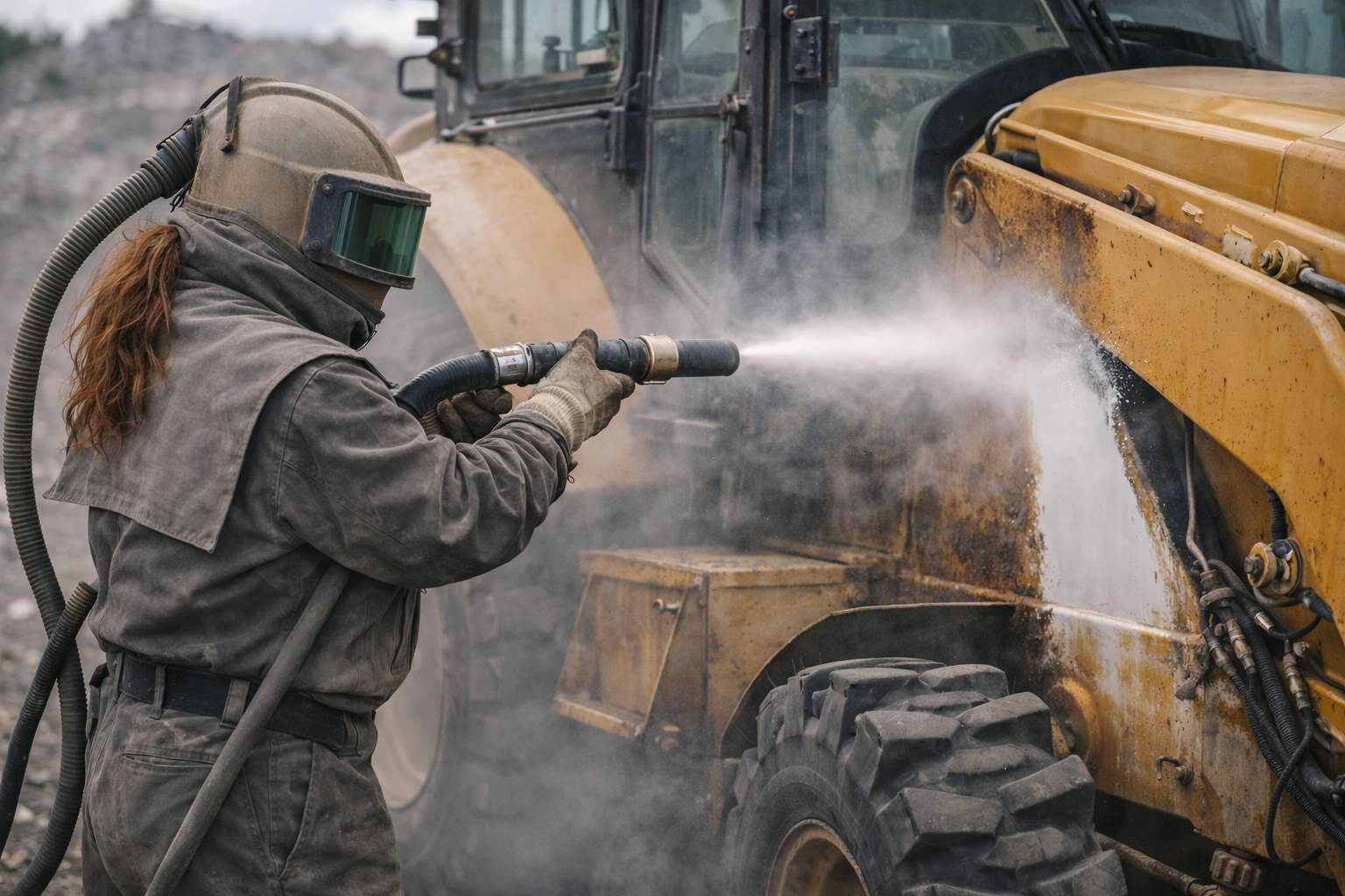 Box Elder County sandblasting and coating preparation work by Atlas Abrasives & Coatings